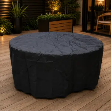 Breathable Round Table Weather Cover - Small 135cm