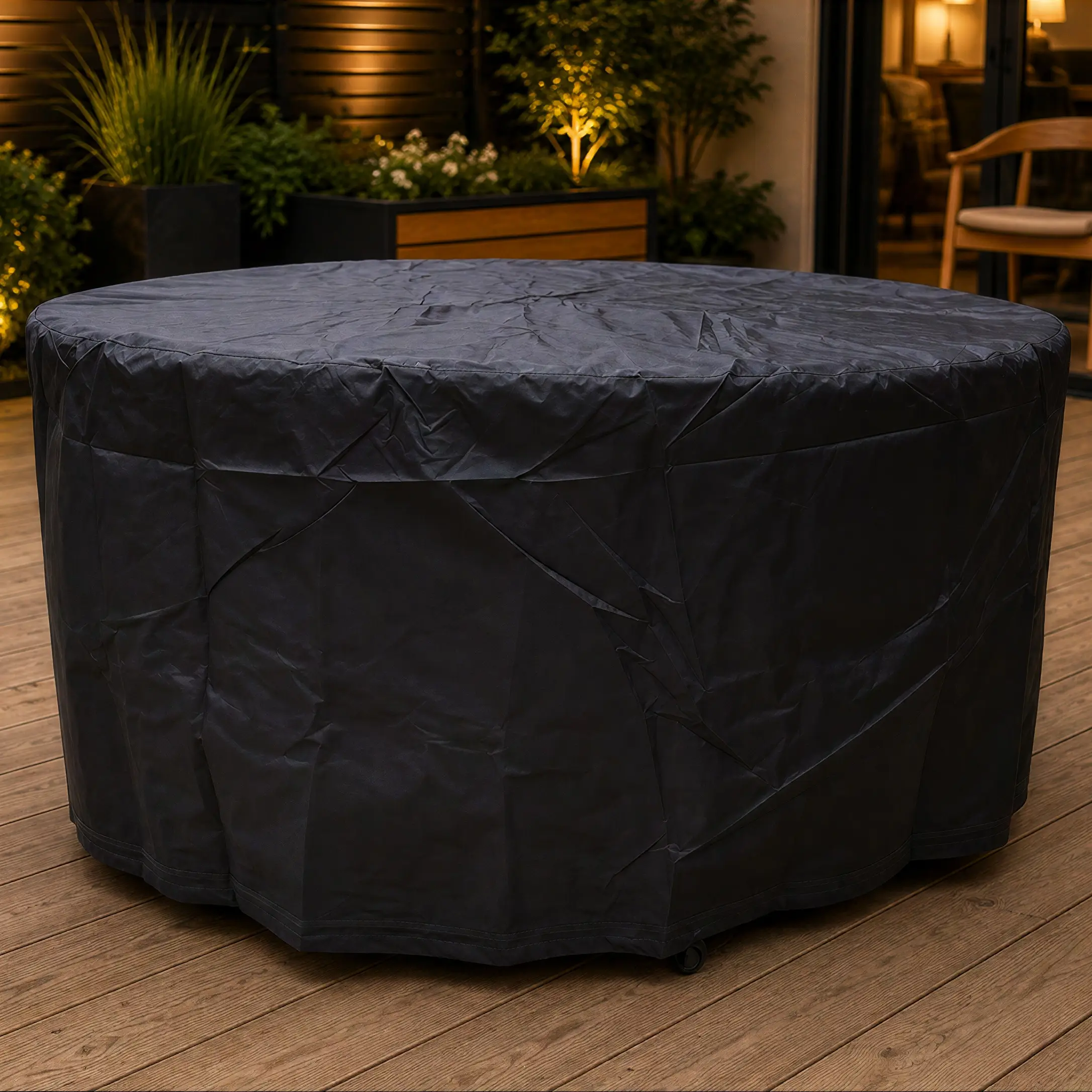 Breathable Round Table Weather Cover - Small 135cm