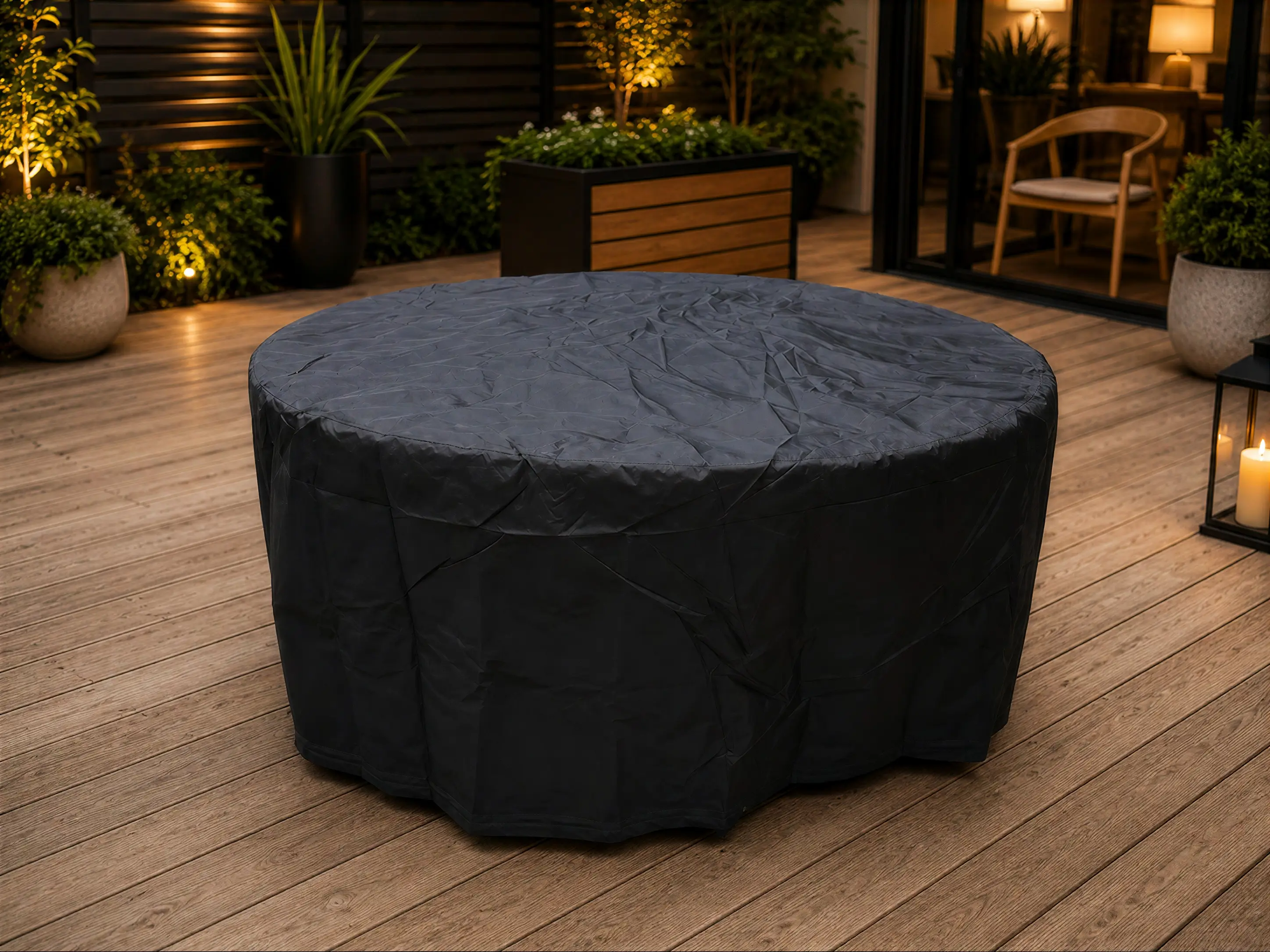 Breathable Round Table Weather Cover - Small 135cm
