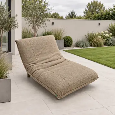 NOVA Aire Fabric Day Bed in Charcoal