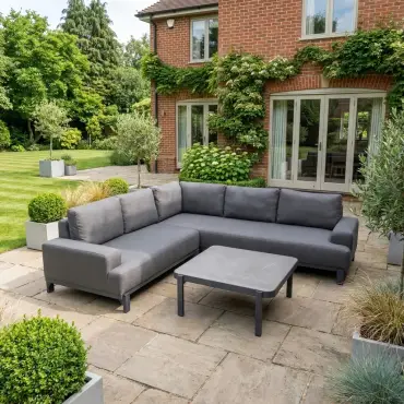 NOVA Aire Corner Sofa Lounging Set - Square Coffee Table