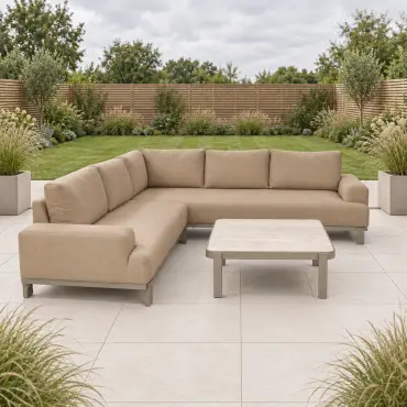 NOVA Aire Corner Sofa Lounging Set - Square Coffee Table