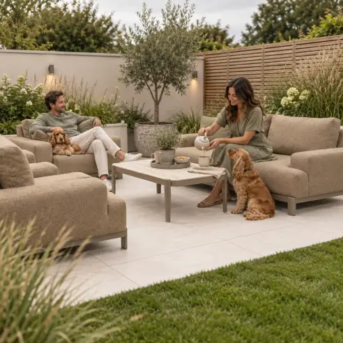 NOVA Aire 2-Seater Sofa Lounging Set - Rectangular Coffee Table NOVA Aire 2-Seater Sofa Lounging Set - Rectangular Coffee Table