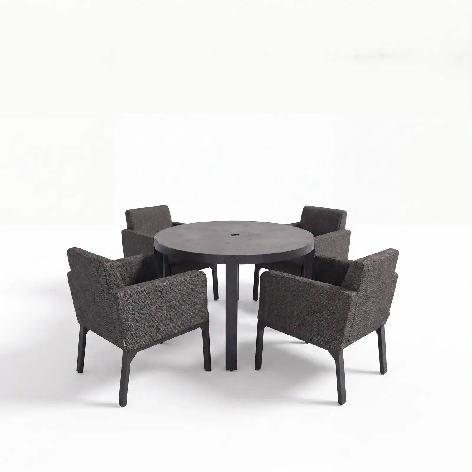 NOVA Aire 4 Seat Round Dining Set - 1.2m Table