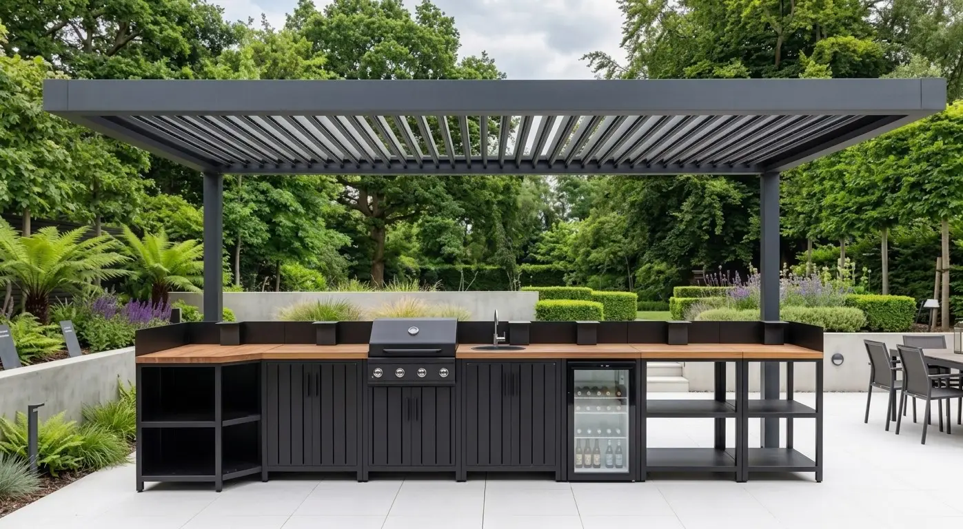 NOVA Parrilla 6 Piece Modular Outdoor Kitchen - 4 Burner
