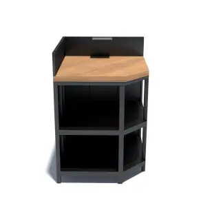 NOVA Parrilla Angled Open Corner Unit Modular Outdoor Kitchen