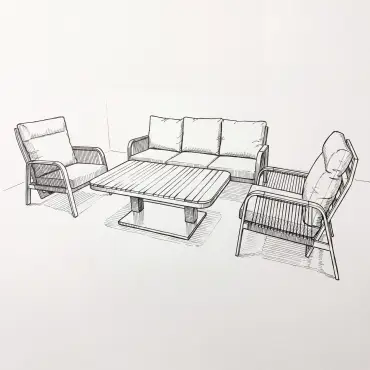 NOVA Harvey 3 Seater Sofa Reclining Lounge Dining Set - Rectangular Rising Table