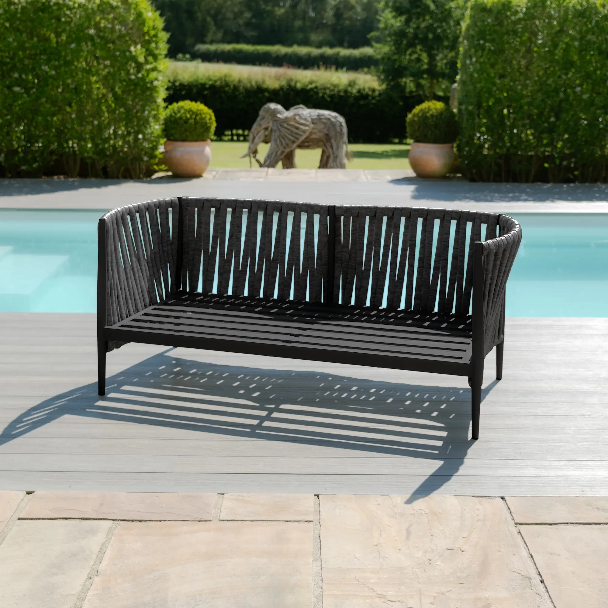 Milan Rope Weave 2 Seat Sofa Set