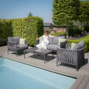 Milan Rope Weave 2 Seat Sofa Set