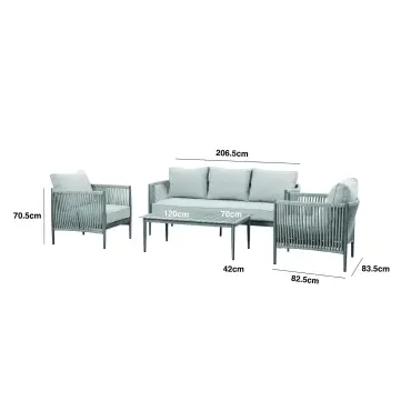 Havana 3 Seat Sofa Set