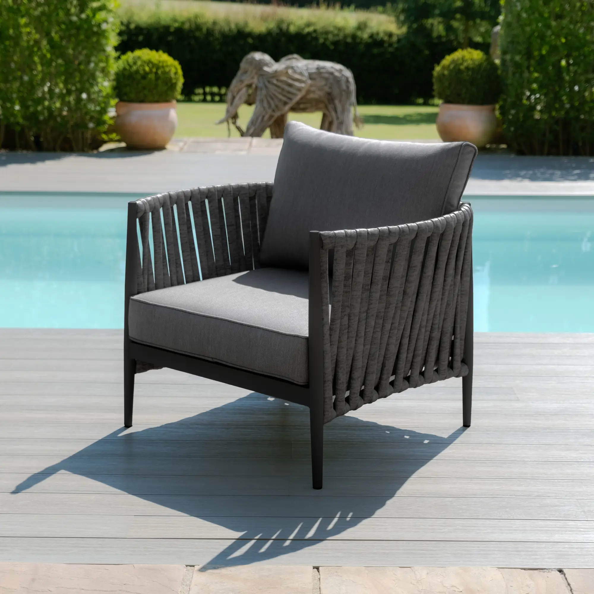 Milan Rope Weave 3 Seat Sofa Set