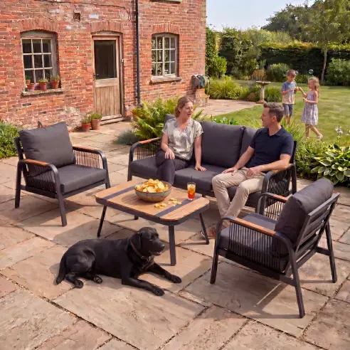 NOVA Harvey 3 Seater Sofa Lounging Set - Rectangular Coffee Table NOVA Harvey 3 Seater Sofa Lounging Set - Rectangular Coffee Table