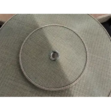 NOVA Avery Lazy Susan for 6 Seat Round Dining Sets (Rattan Clear Glass)