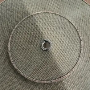 NOVA Avery Lazy Susan for 6 Seat Round Dining Sets (Rattan Clear Glass)