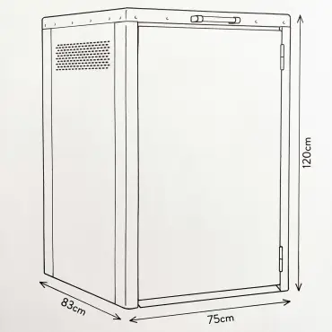 NOVA Fortis Bin Storage Cupboard - Single