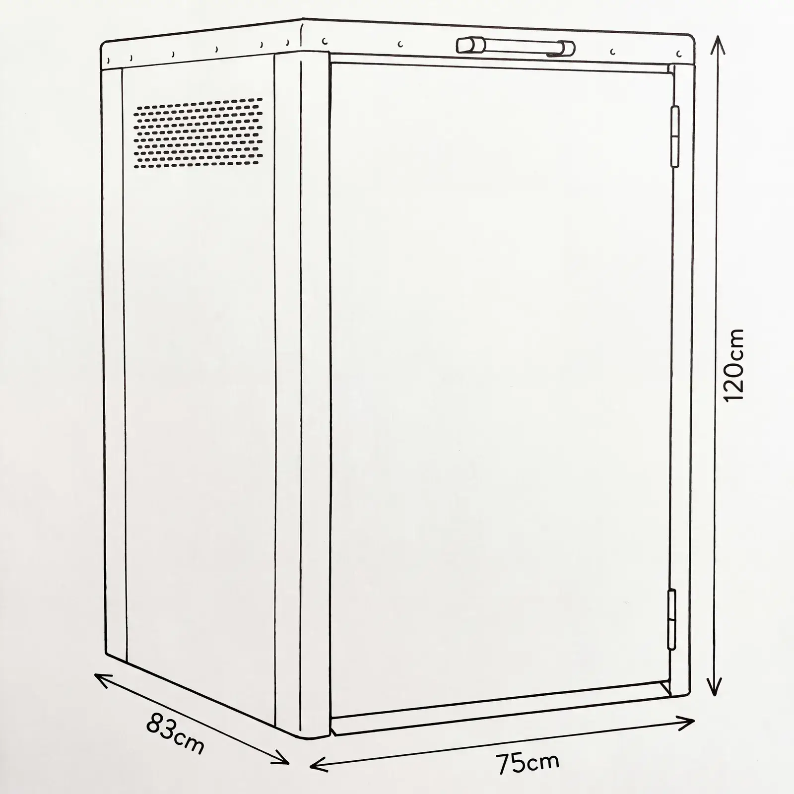 NOVA Fortis Bin Storage Cupboard - Single