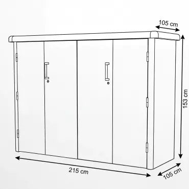 NOVA Fortis Medium Tool Shed