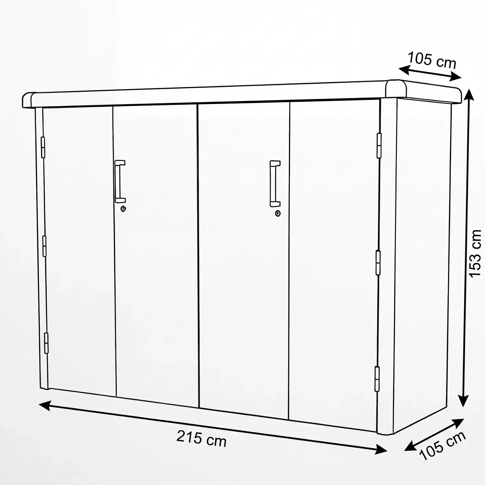 NOVA Fortis Medium Tool Shed