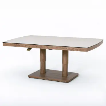 Malibu 3 Seat Aluminium Sofa Set - Rising Table & Bench