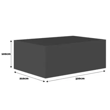 Breathable Rectangular Suite Weather Cover - Large