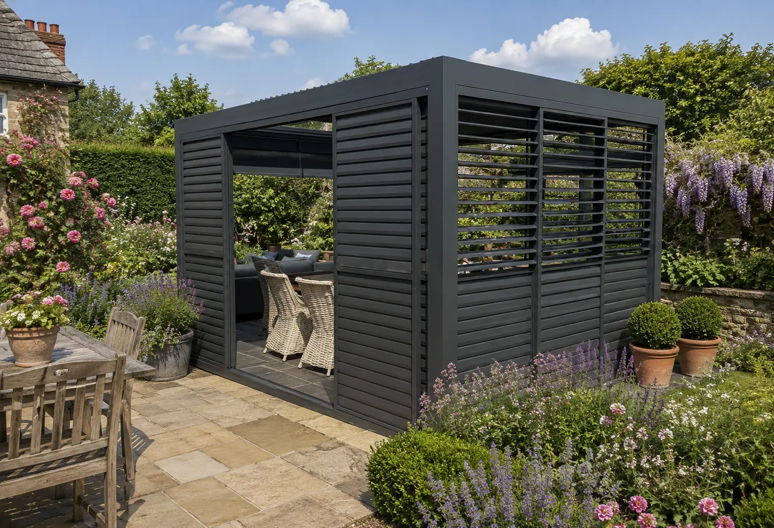 Neptune 8 x 3m Retractable Gazebo Roof