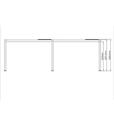 Neptune 8 x 3m Retractable Gazebo Roof