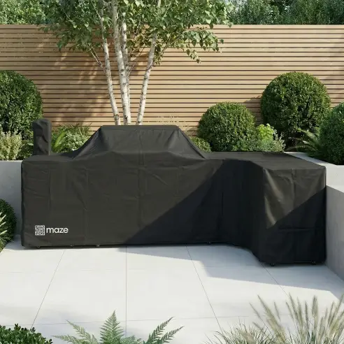 Cover for Ember Corner Outdoor Kitchen - 6 Burner Gas Grill, Sink & Fridge Cover for Ember Corner Outdoor Kitchen - 6 Burner Gas Grill, Sink & Fridge