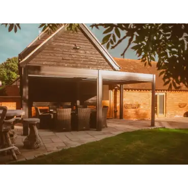 Eclipse 6 X 3m LED Motorised Pergola | Free Standing
