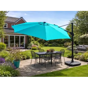 Sicily 3.5M Dia Cantilever Parasol With LED Lights