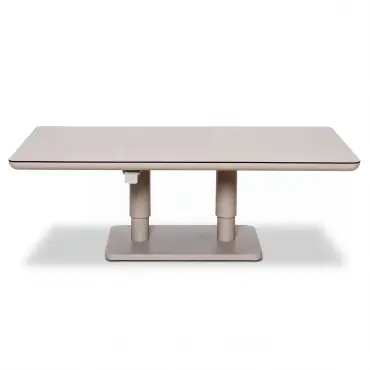 Bellagio Fabric Rectangular Corner Dining Set - Rising Table, Armchair & Bench
