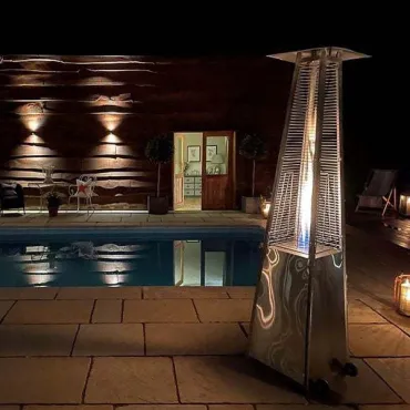 Athena Stainless Steel Flame Gas Patio Heater x 4