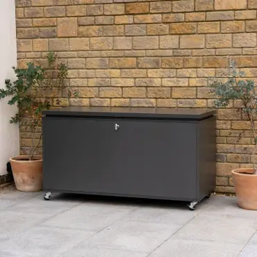 Tyson Aluminium Storage Box in Graphite Grey