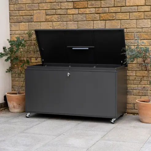 Tyson Aluminium Storage Box in Graphite Grey