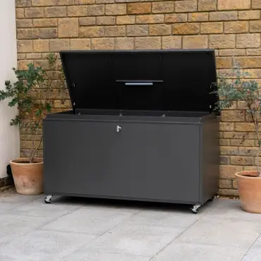 Tyson Aluminium Storage Box in Graphite Grey