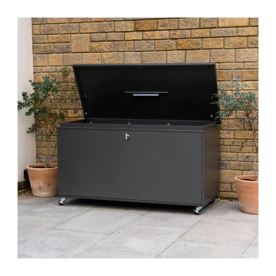 Tyson Aluminium Storage Box in Graphite Grey