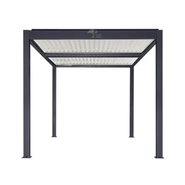 Eclipse 3 X 4m LED Motorised Pergola | Free Standing EXDISPLAY +3 Screens