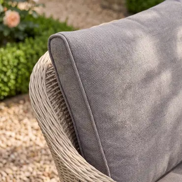 Turin 2 Seat Rattan Sofa Set - Rectangular Coffee Table