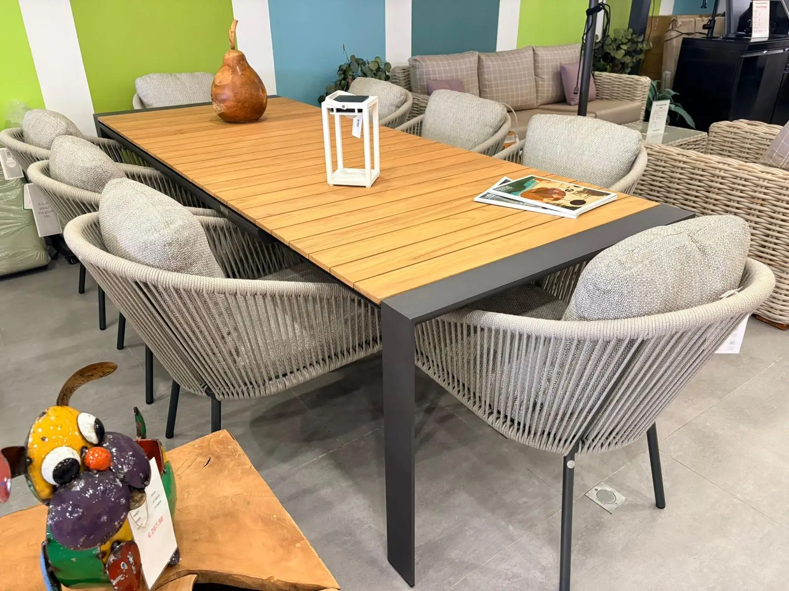 Suns Nappa 8 Dining Set Jakart Table Exdisplay