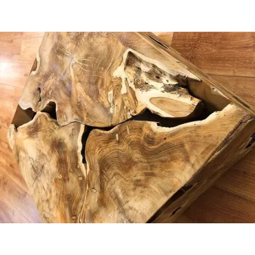 Reclaimed Teak Root Square Coffee Table Exdisplay