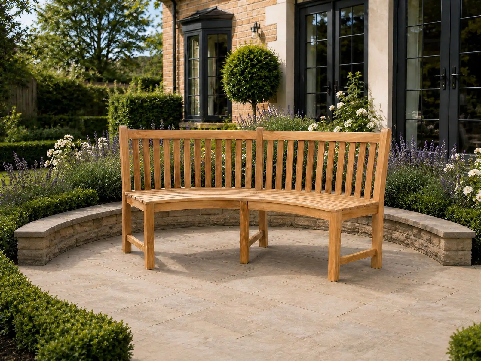 Contour Bench Certified Teak