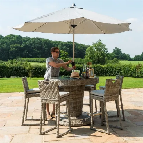 Oxford Bar Set 6 Seat Ice Bucket Oxford Bar Set 6 Seat Ice Bucket