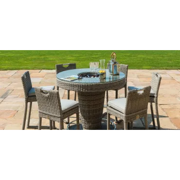Oxford Bar Set 6 Seat Ice Bucket