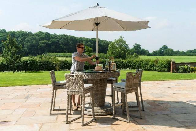Oxford Bar Set 6 Seat Ice Bucket