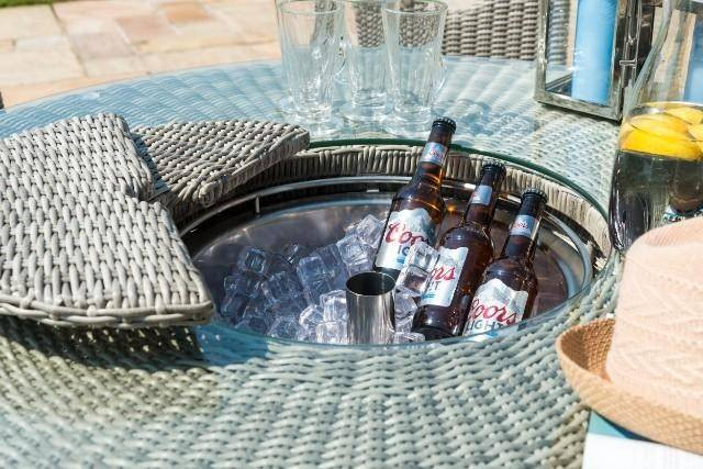 Oxford Bar Set 6 Seat Ice Bucket