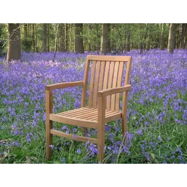 Warwick stacking chair Teak Certified