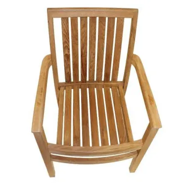 Warwick stacking chair Teak Certified