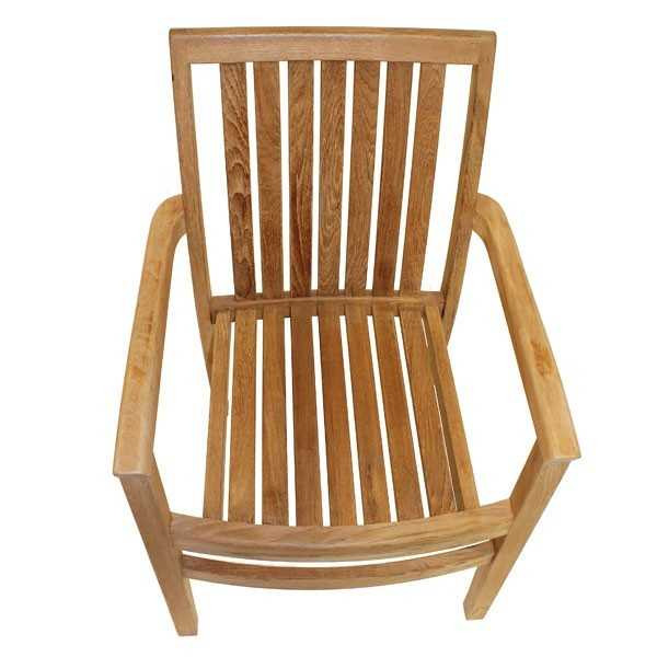 Warwick stacking chair Teak Certified