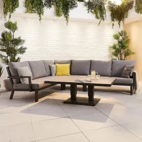 Vogue Corner Sofa Set & Rising Table
