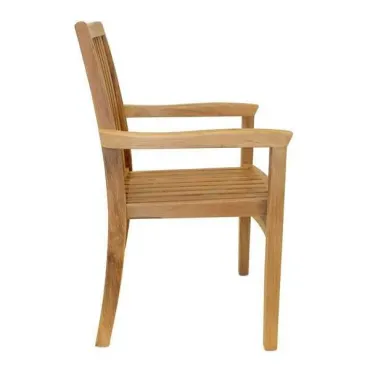Warwick stacking chair Teak Certified