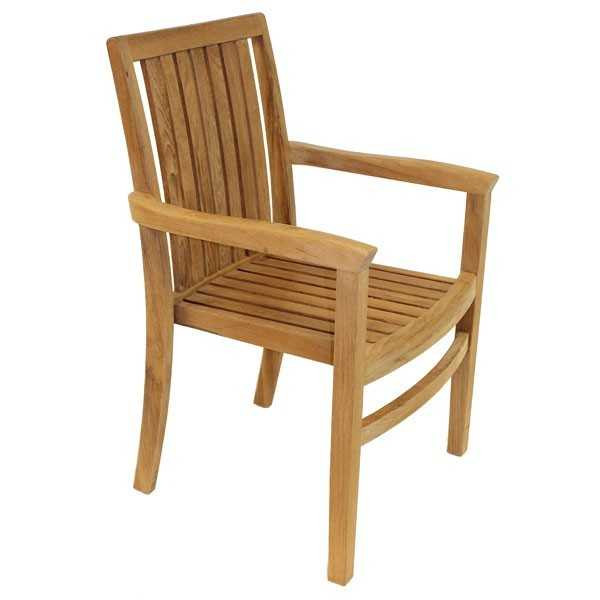 Warwick stacking chair Teak Certified